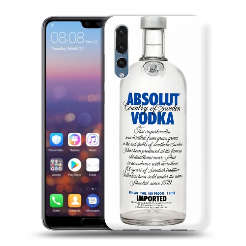 Дизайнерский силиконовый с усиленными углами чехол для Huawei P20 Pro Absolut