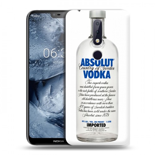 Дизайнерский силиконовый чехол для Nokia 6.1 Plus Absolut