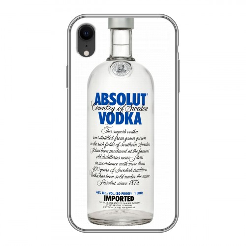 Дизайнерский пластиковый чехол для Iphone Xr Absolut