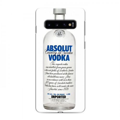 Дизайнерский силиконовый чехол для Samsung Galaxy S10 Absolut