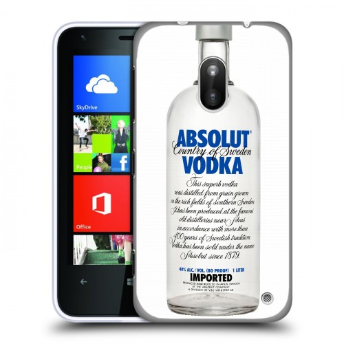 Дизайнерский пластиковый чехол для Nokia Lumia 620 Absolut