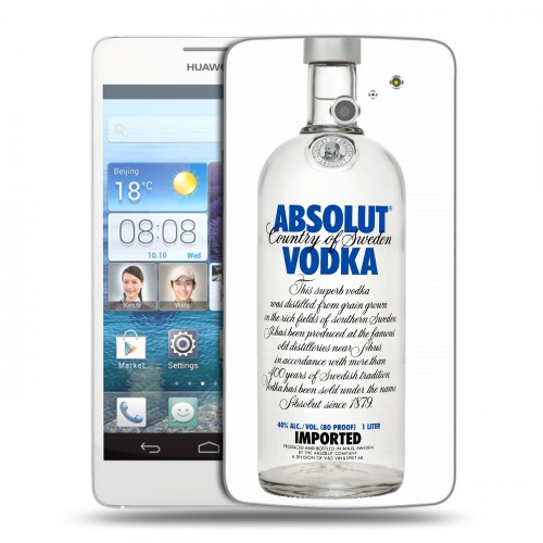 Дизайнерский пластиковый чехол для Huawei Ascend D2 Absolut