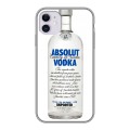 Дизайнерский силиконовый чехол для Iphone 11 Absolut