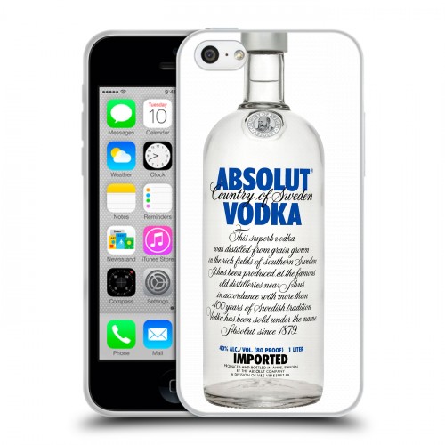 Дизайнерский пластиковый чехол для Iphone 5c Absolut