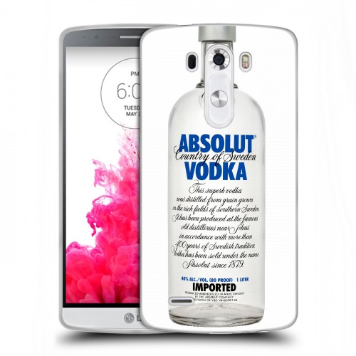 Дизайнерский пластиковый чехол для LG G3 (Dual-LTE) Absolut