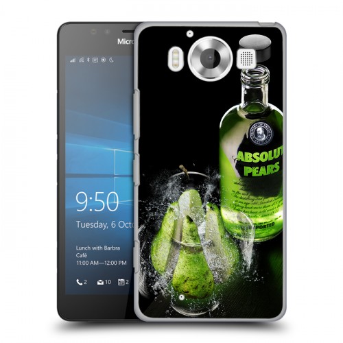 Дизайнерский пластиковый чехол для Microsoft Lumia 950 Absolut