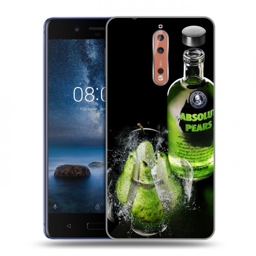 Дизайнерский пластиковый чехол для Nokia 8 Absolut