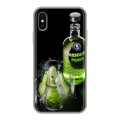 Дизайнерский силиконовый чехол для Iphone x10 Absolut