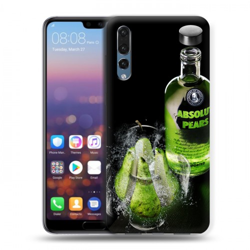 Дизайнерский силиконовый с усиленными углами чехол для Huawei P20 Pro Absolut