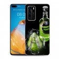 Дизайнерский пластиковый чехол для Huawei P40 Absolut