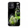 Дизайнерский силиконовый с усиленными углами чехол для Iphone 12 Mini Absolut