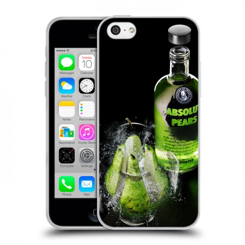 Дизайнерский пластиковый чехол для Iphone 5c Absolut