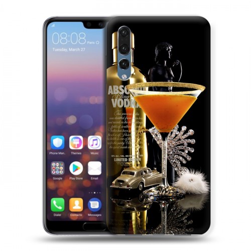 Дизайнерский силиконовый с усиленными углами чехол для Huawei P20 Pro Absolut