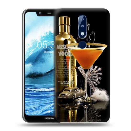 Дизайнерский силиконовый чехол для Nokia 5.1 Plus Absolut