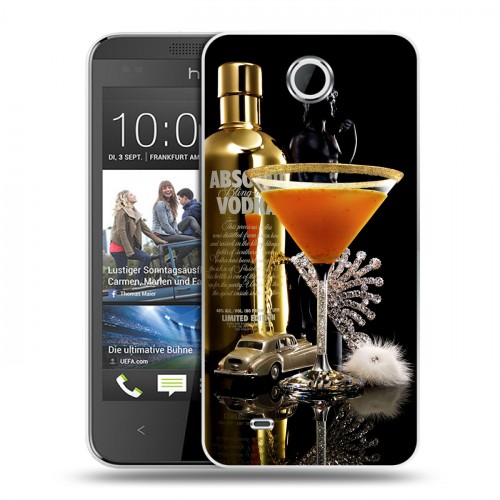 Дизайнерский пластиковый чехол для HTC Desire 300 Absolut