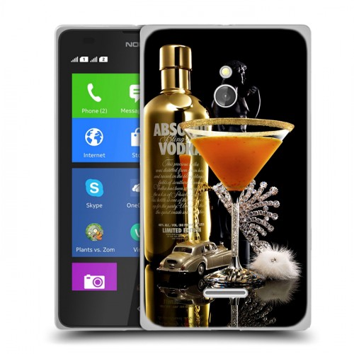 Дизайнерский силиконовый чехол для Nokia XL Absolut