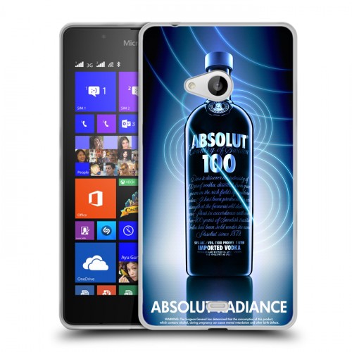 Дизайнерский пластиковый чехол для Microsoft Lumia 540 Absolut