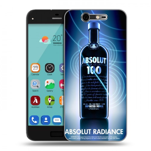 Дизайнерский силиконовый чехол для ZTE Blade S7 Absolut