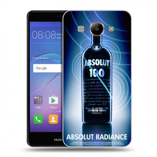 Дизайнерский пластиковый чехол для Huawei Y3 (2017) Absolut