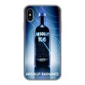 Дизайнерский силиконовый чехол для Iphone x10 Absolut