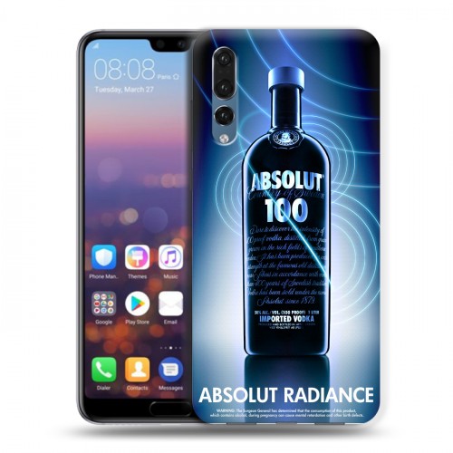 Дизайнерский силиконовый с усиленными углами чехол для Huawei P20 Pro Absolut