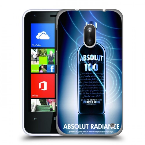 Дизайнерский пластиковый чехол для Nokia Lumia 620 Absolut