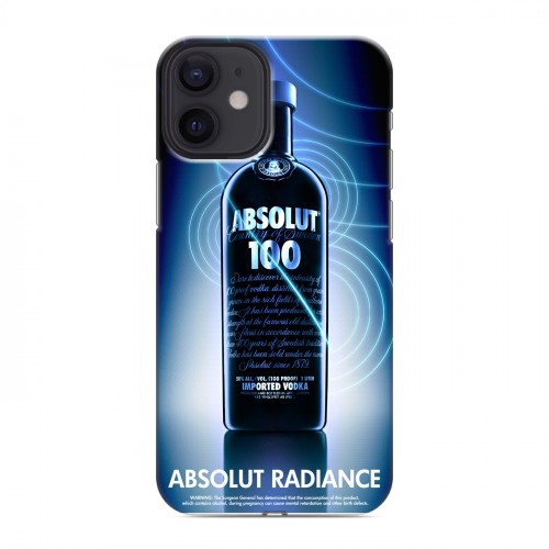 Дизайнерский силиконовый с усиленными углами чехол для Iphone 12 Mini Absolut