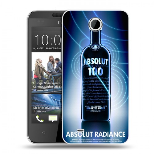 Дизайнерский пластиковый чехол для HTC Desire 300 Absolut