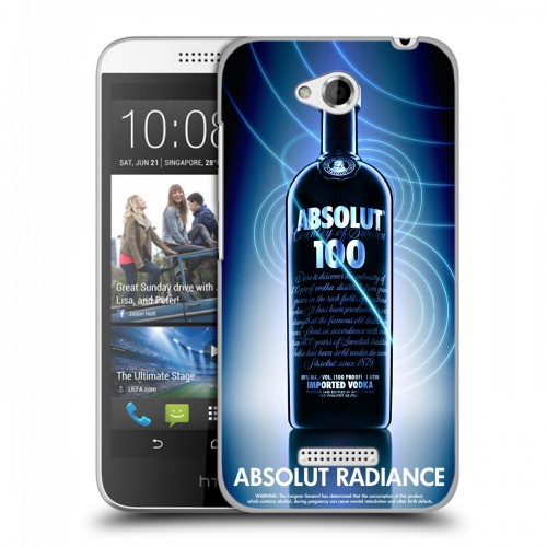 Дизайнерский пластиковый чехол для HTC Desire 616 Absolut