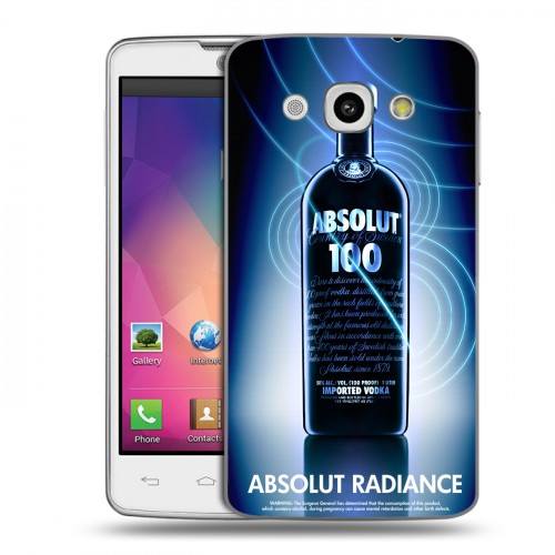 Дизайнерский пластиковый чехол для LG L60 Absolut