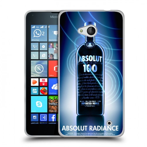 Дизайнерский пластиковый чехол для Microsoft Lumia 640 Absolut