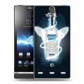 Дизайнерский пластиковый чехол для Sony Xperia S Absolut