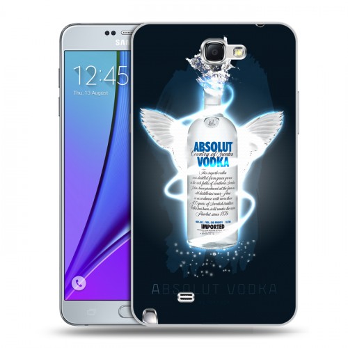Дизайнерский пластиковый чехол для Samsung Galaxy Note 2 Absolut