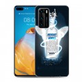 Дизайнерский силиконовый с усиленными углами чехол для Huawei P40 Absolut