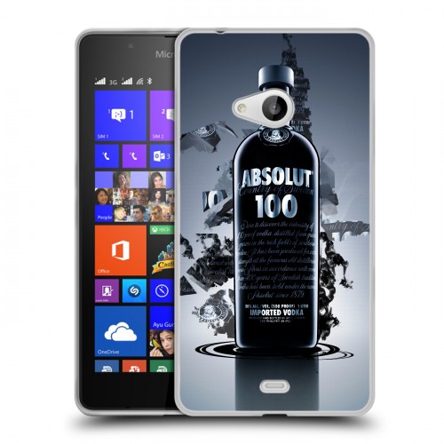 Дизайнерский пластиковый чехол для Microsoft Lumia 540 Absolut