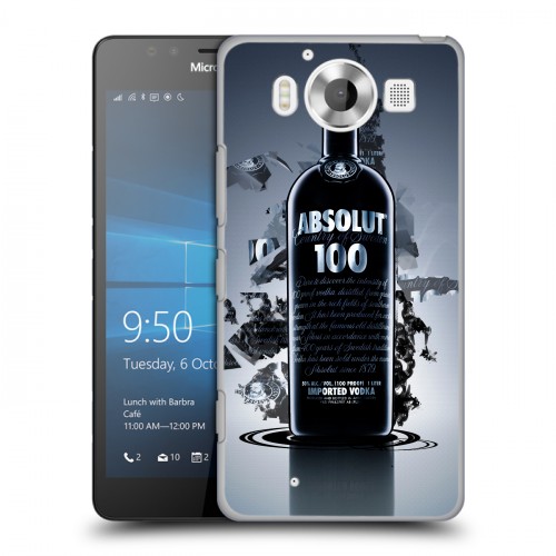 Дизайнерский пластиковый чехол для Microsoft Lumia 950 Absolut