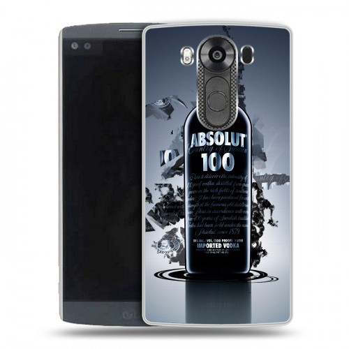 Дизайнерский пластиковый чехол для LG V10 Absolut