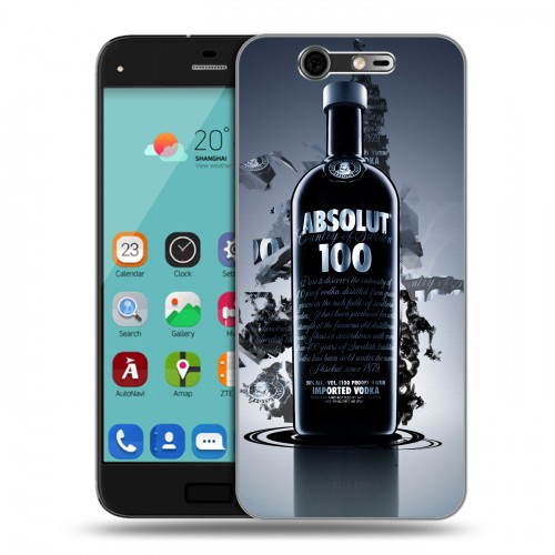 Дизайнерский силиконовый чехол для ZTE Blade S7 Absolut