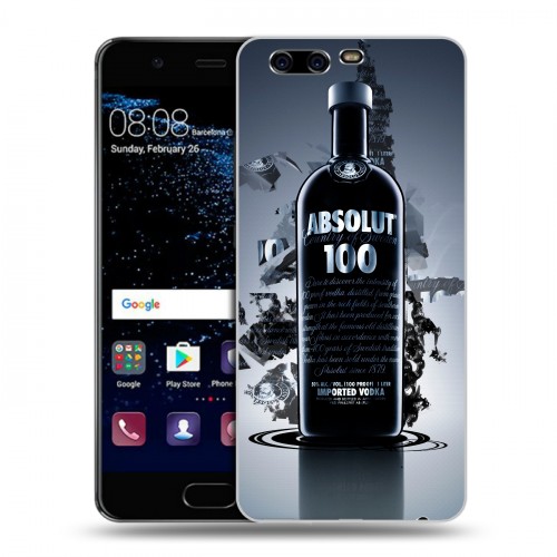 Дизайнерский пластиковый чехол для Huawei P10 Absolut