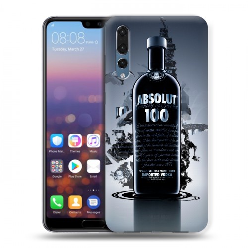 Дизайнерский силиконовый с усиленными углами чехол для Huawei P20 Pro Absolut