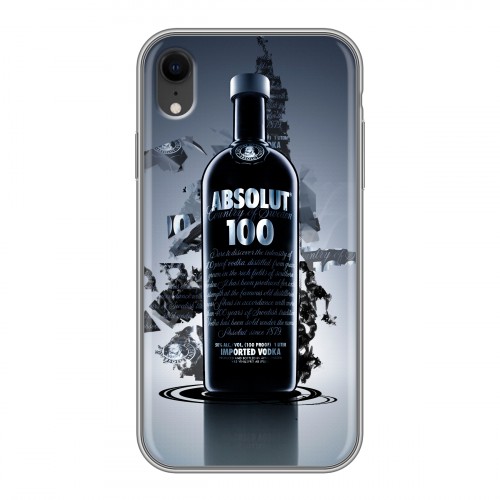 Дизайнерский пластиковый чехол для Iphone Xr Absolut