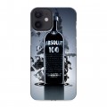 Дизайнерский силиконовый с усиленными углами чехол для Iphone 12 Mini Absolut