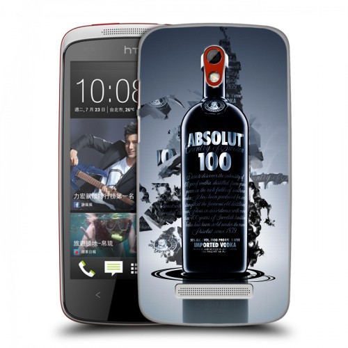 Дизайнерский пластиковый чехол для HTC Desire 500 Absolut