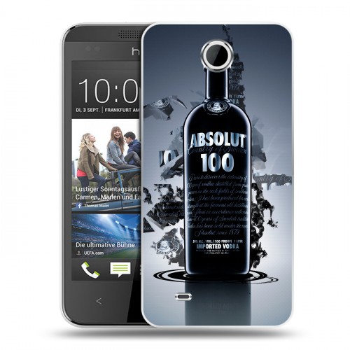 Дизайнерский пластиковый чехол для HTC Desire 300 Absolut