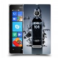 Дизайнерский пластиковый чехол для Microsoft Lumia 435 Absolut