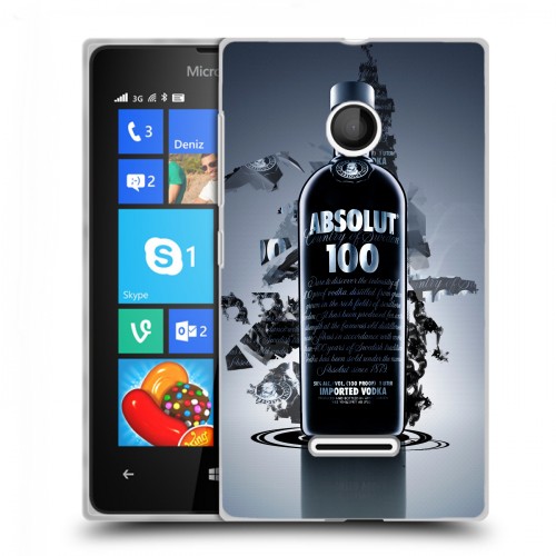 Дизайнерский пластиковый чехол для Microsoft Lumia 435 Absolut