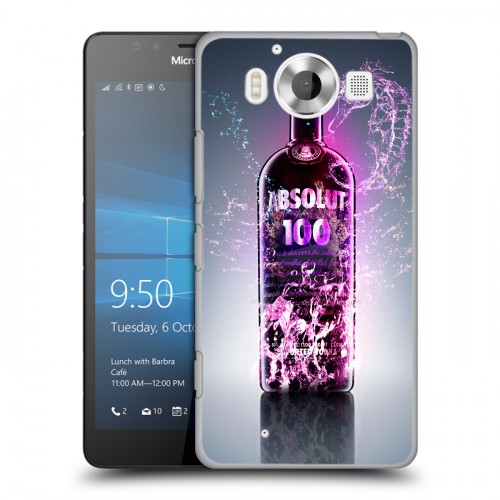 Дизайнерский пластиковый чехол для Microsoft Lumia 950 Absolut