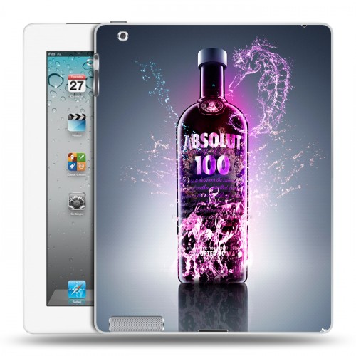 Дизайнерский пластиковый чехол для Ipad 2/3/4 Absolut