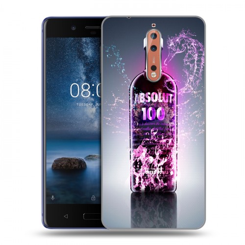 Дизайнерский пластиковый чехол для Nokia 8 Absolut