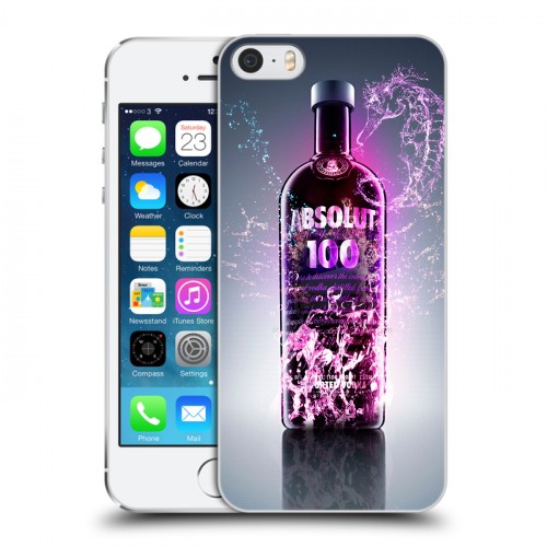 Дизайнерский пластиковый чехол для Iphone 5s Absolut